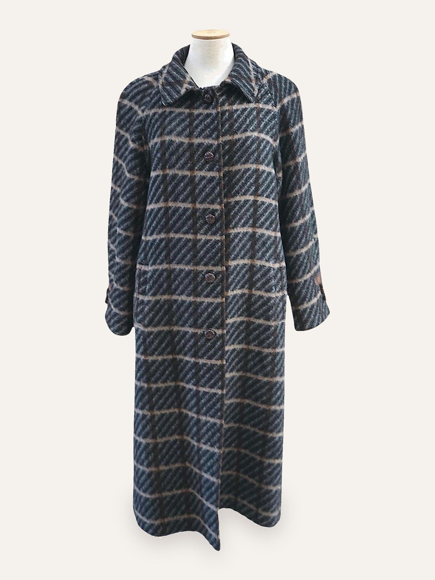 Makyta Wool Checked Coat