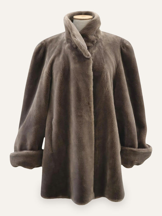 Vintage Teddy Faux Fur Coat