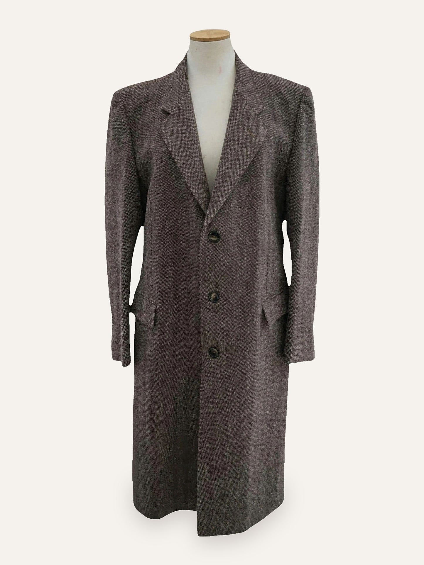 Mario Zegna Wool Tweed Coat