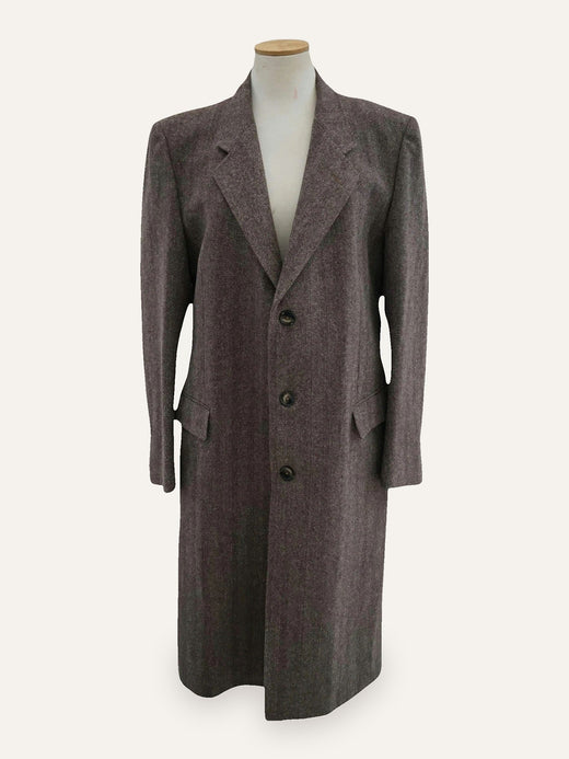 Mario Zegna Wool Tweed Coat