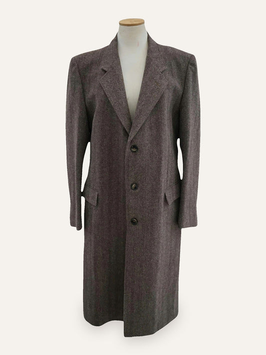 Mario Zegna Wool Tweed Coat