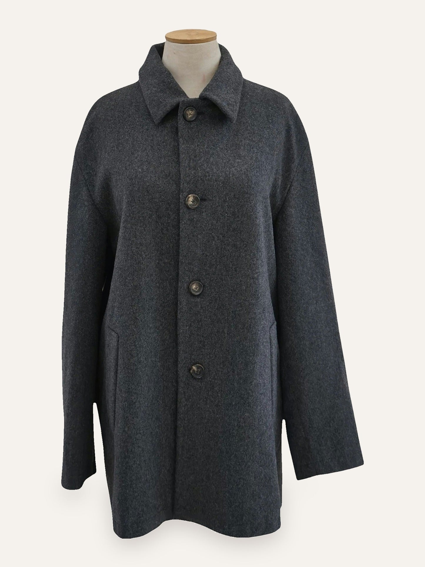 Jil Sander Wool Tweed Coat