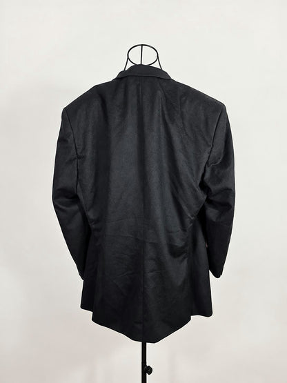Back of the Atelier Torino black cashmere blazer