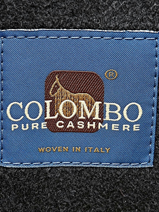 Colombo Pure Cashmere woven in Italy cloth label