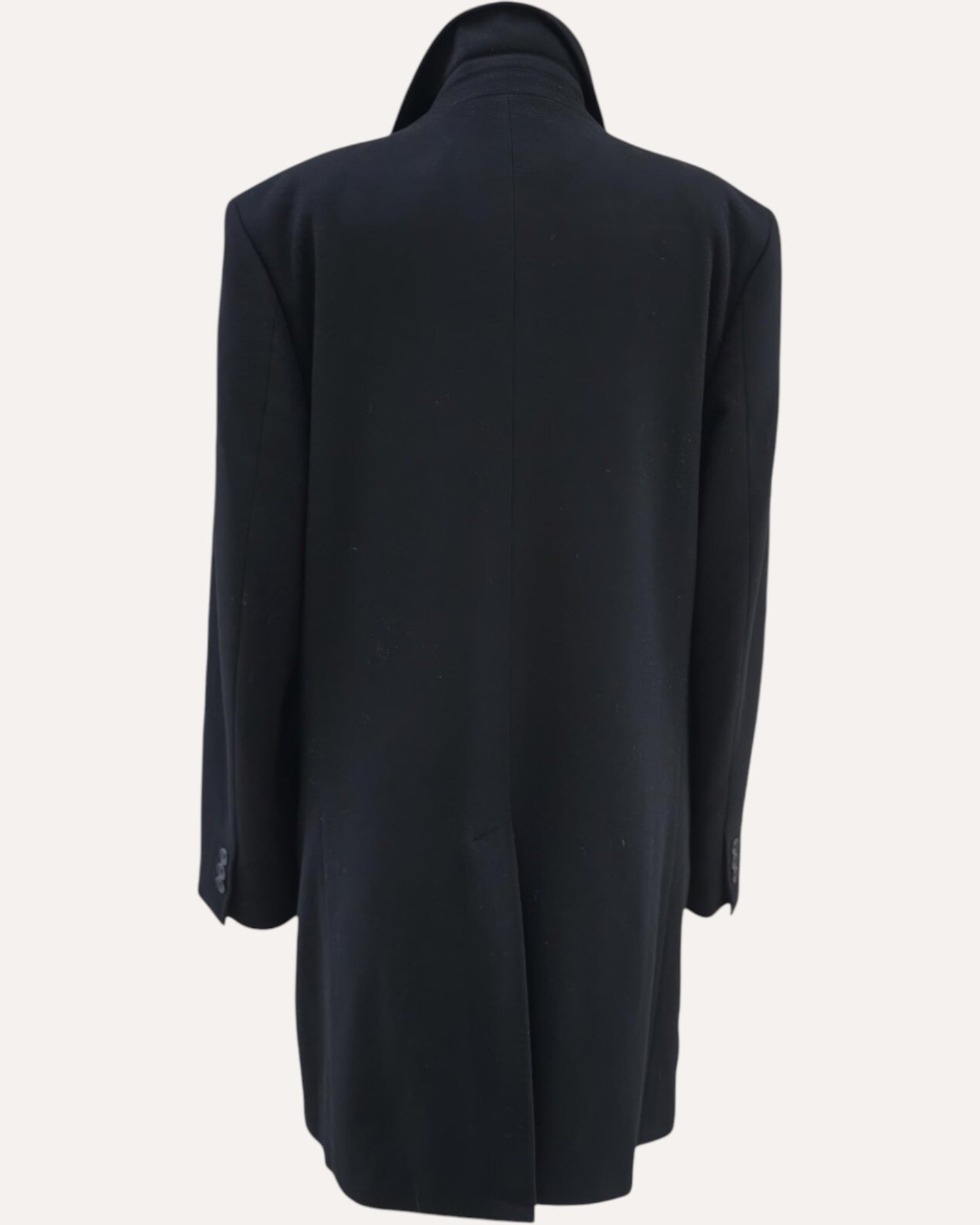 Pure Cashmere Coat in Black