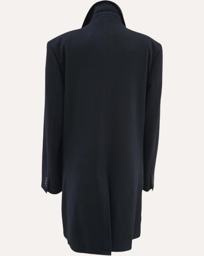 Pure Cashmere Coat in Black