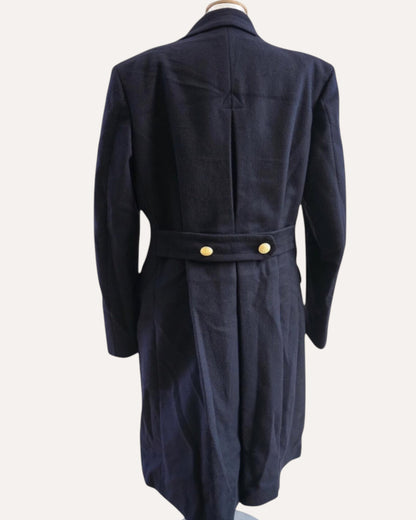 Marina Militare La Spezia Wool Gold-Buttons Coat