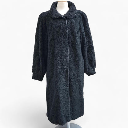 Raab & Metz Nürnberg Black Astrakhan Cocoon Coat