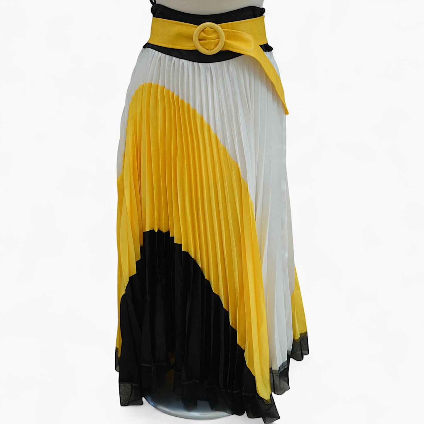 Dora Cavazi Pleated Maxi Skirt