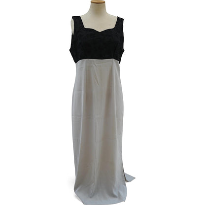 Bespoke Jacquard Bodice Empire Maxi Gown