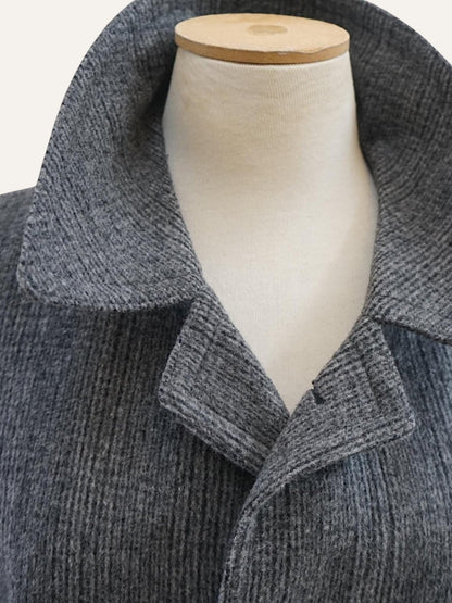 Erdmann Mohair & Wool Houndstooth Coat