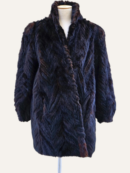 Minimalist Real Fur Coat
