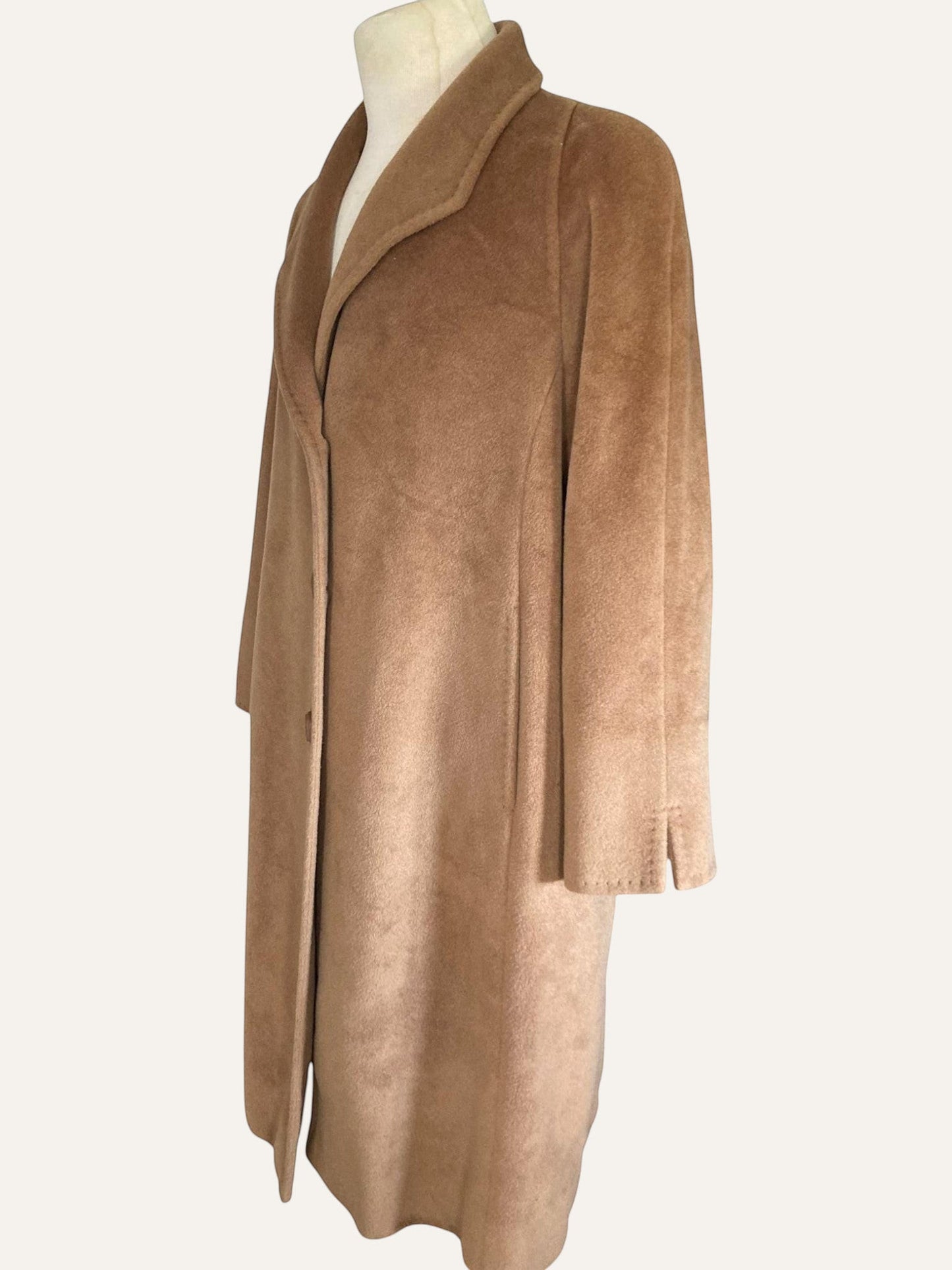 Piacenza 1733 Santina Rovello Brushed Wool Swing Coat