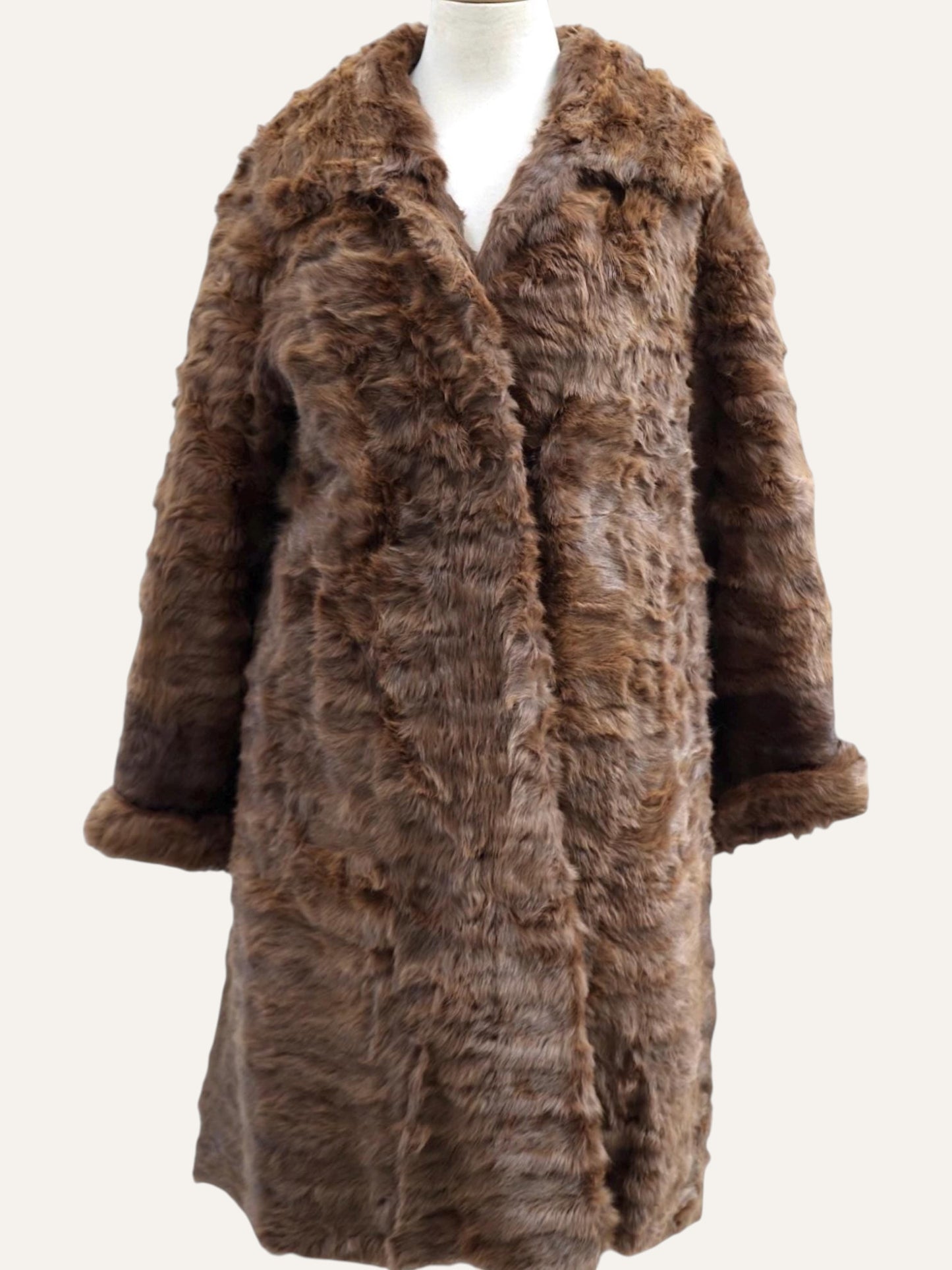Vintage Filia Rotterdam Tobacco Fur Coat