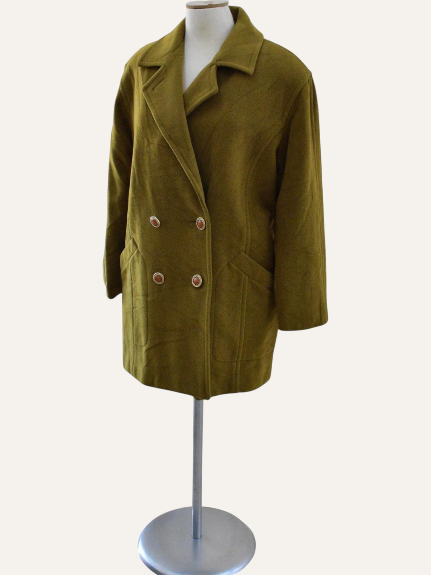 Tailored Cashmere & Wool Coat