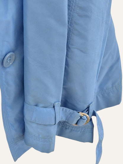 Escada Powder Blue Trench Jacket