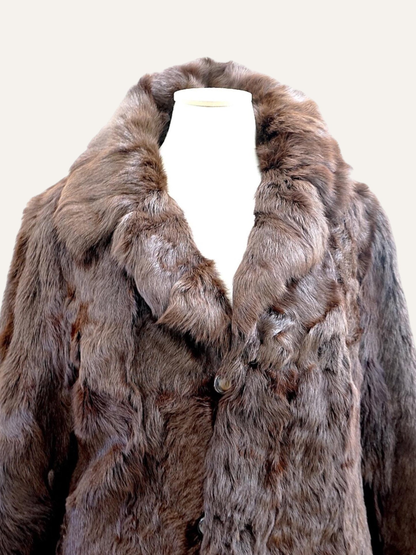 Vintage Teddy Fur Coat