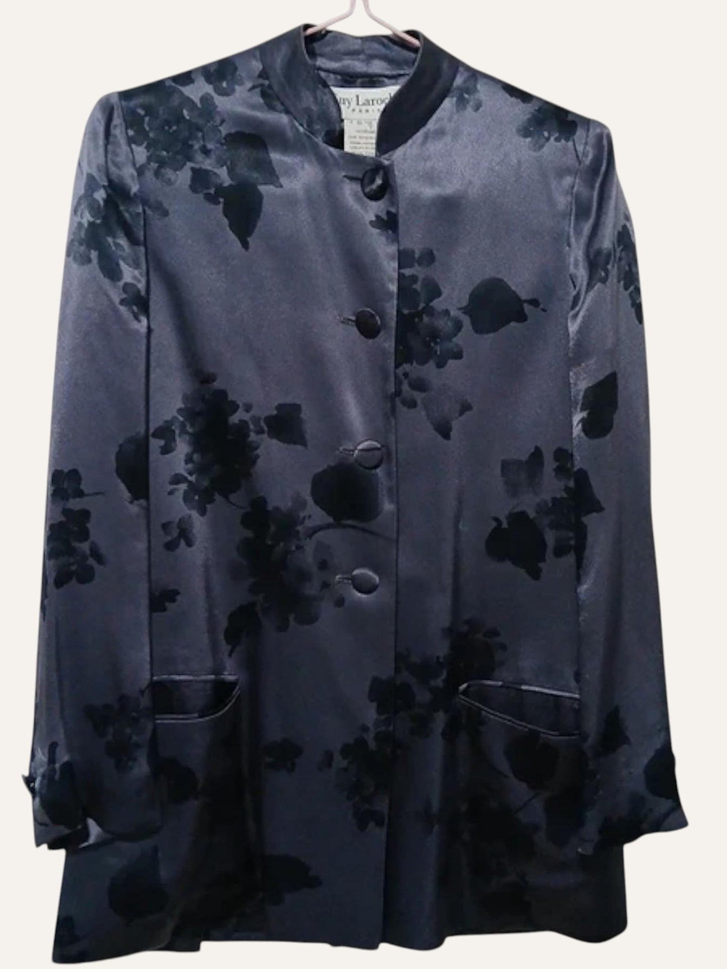 Floral patterned shirt on a white background