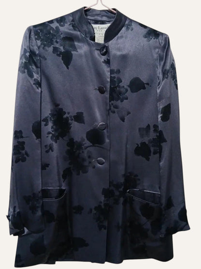 Floral patterned shirt on a white background