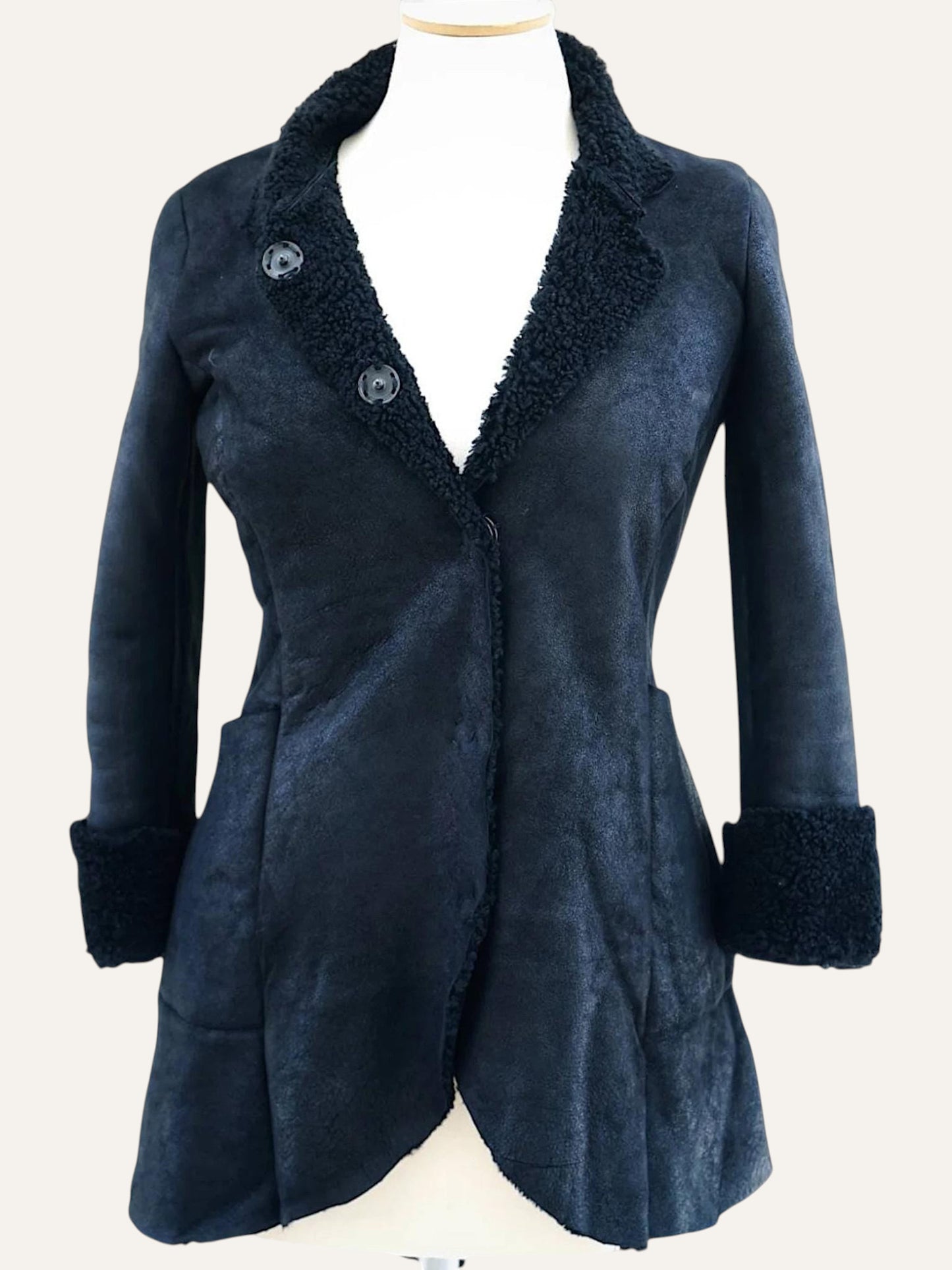 Y2K Faux Shearling Coat