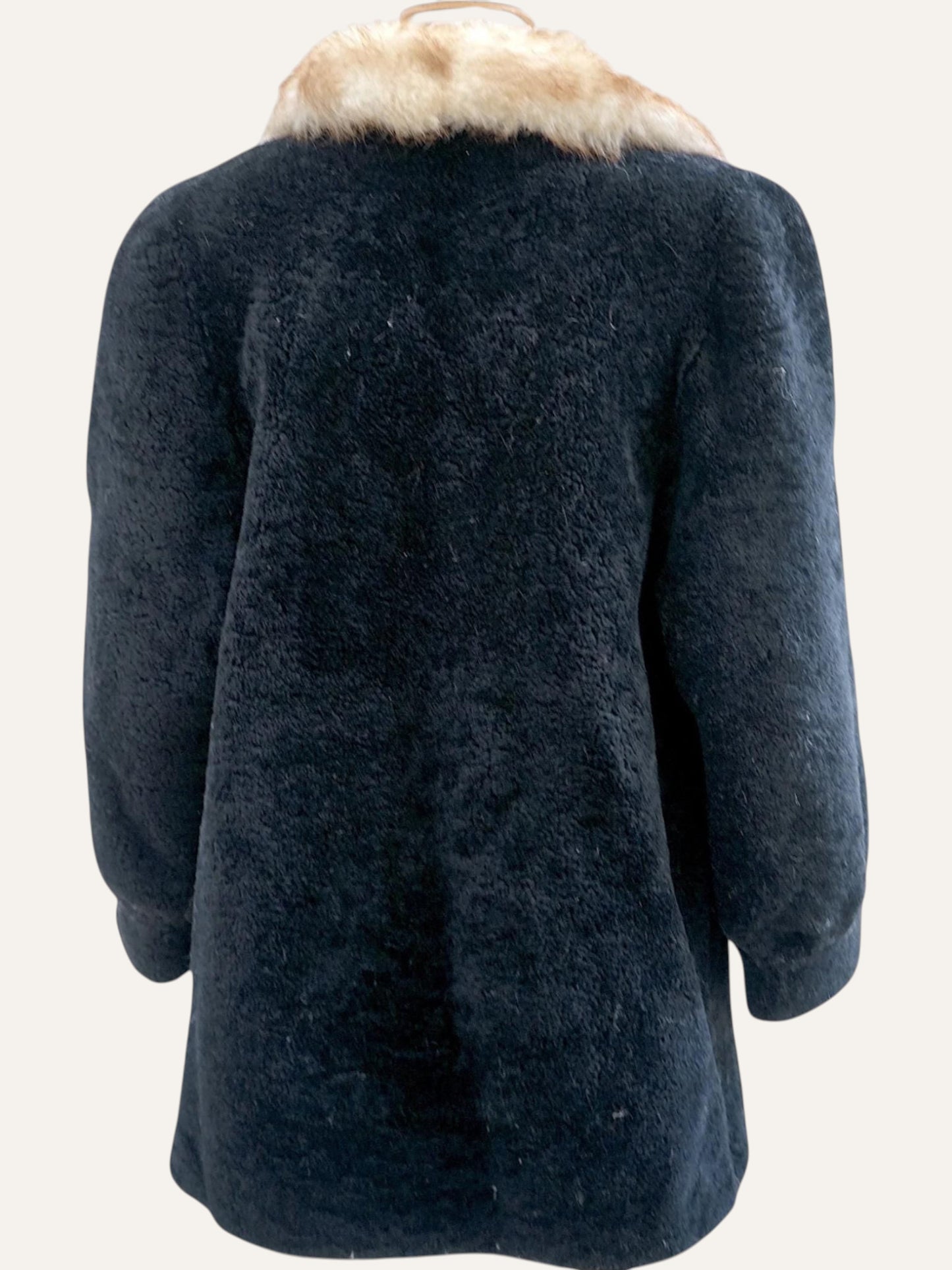 Dual-Fur Astrakhan Coat
