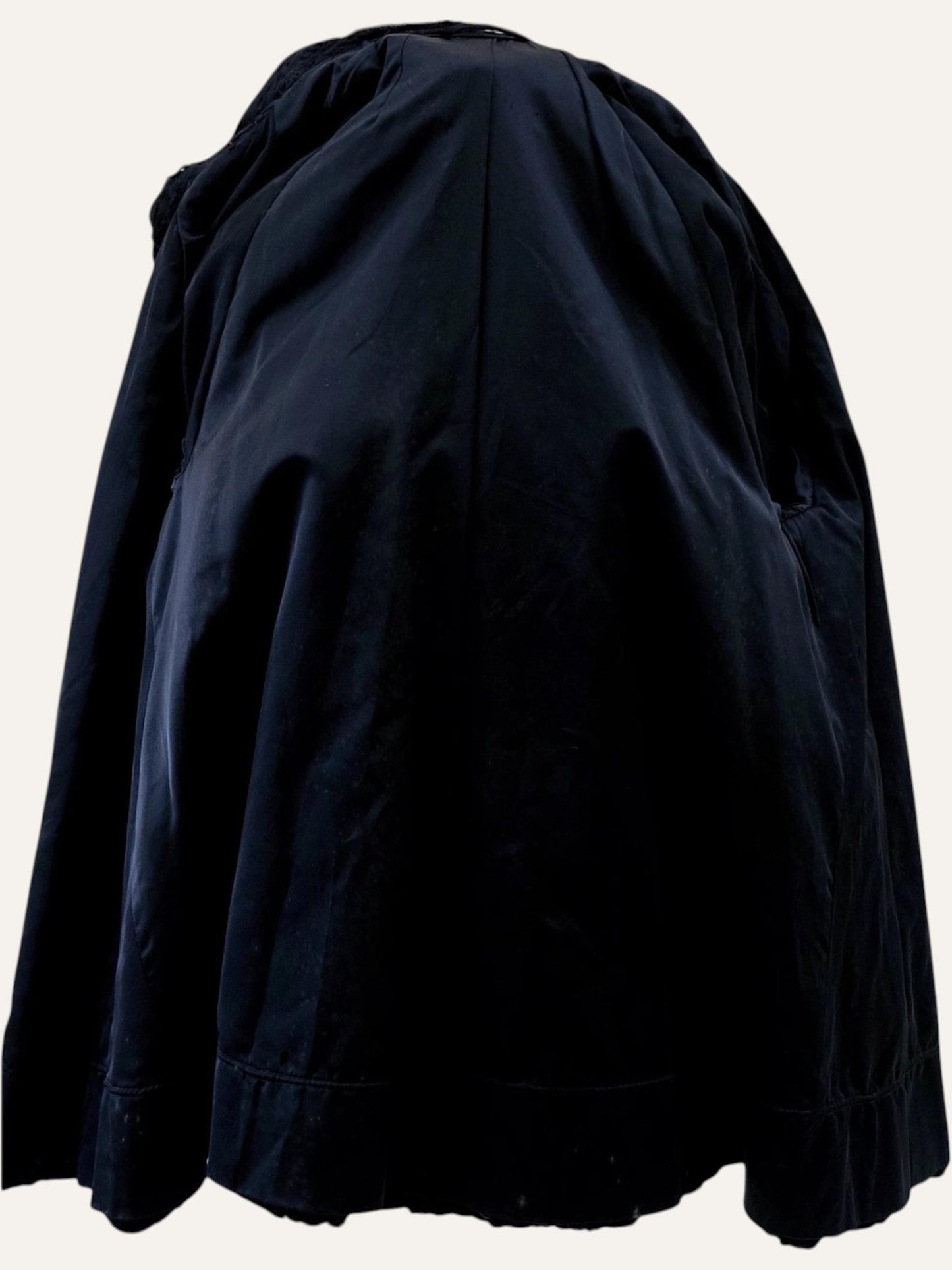 Artisan Crushed Fur Swing Coat