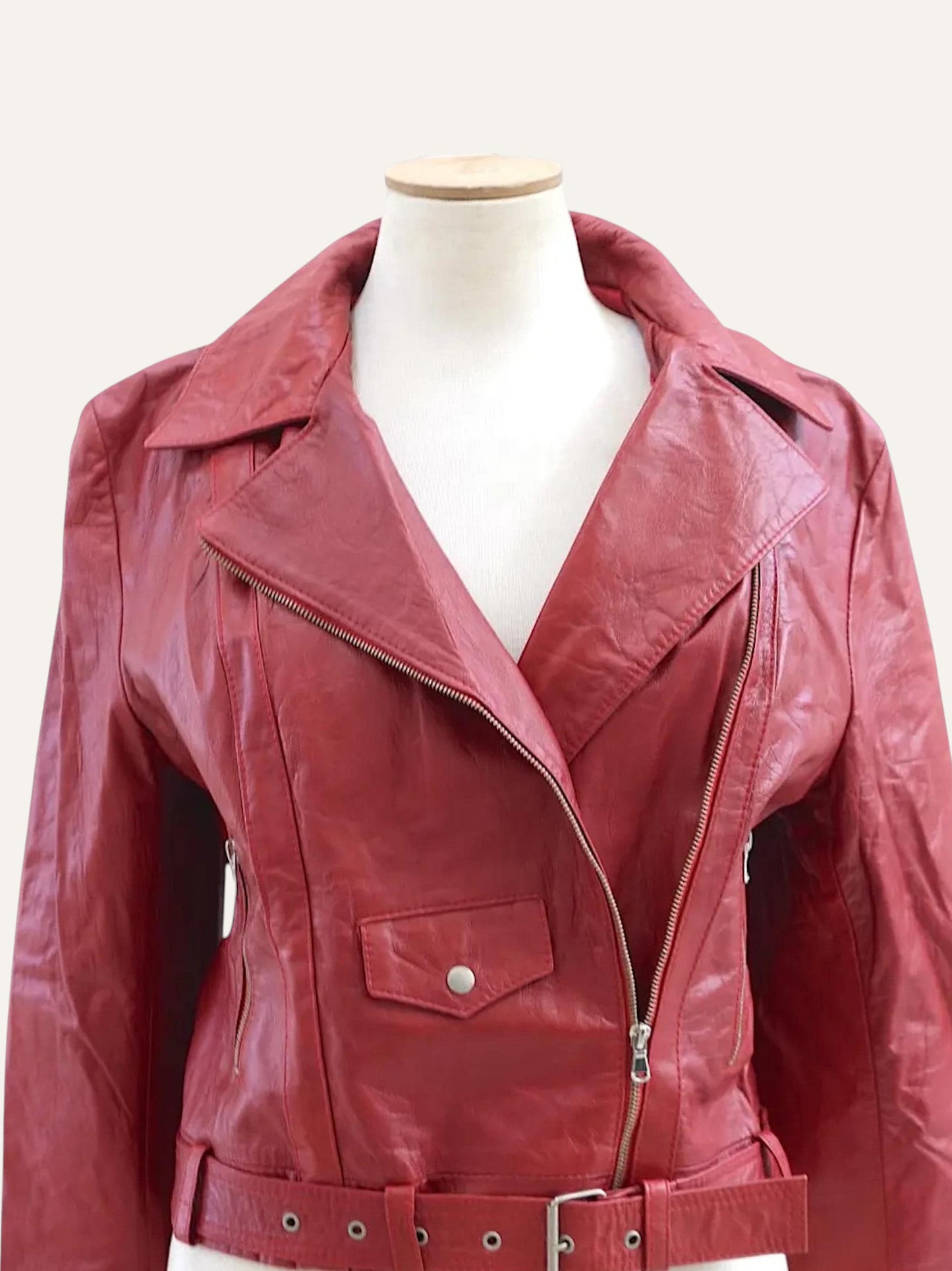 Dublin Belle Biker Leather Jacket