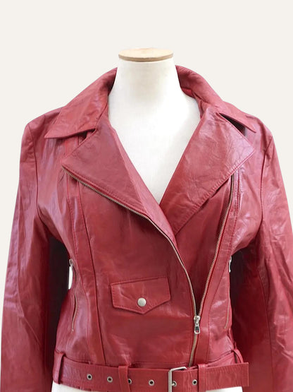 Dublin Belle Biker Leather Jacket