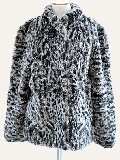 2000's Leopard Faux Fur Jacket
