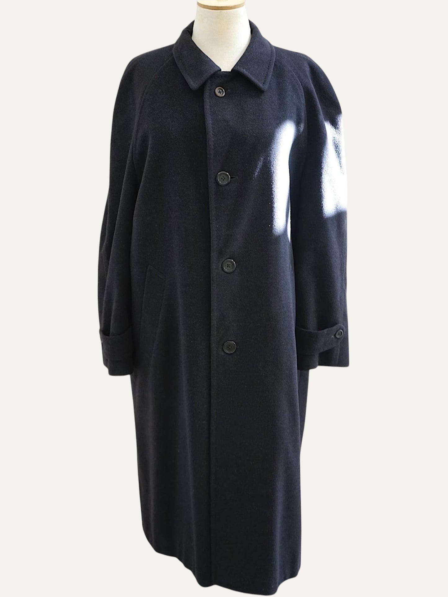 Lubiam Ascot Cashmere & Wool Raglan Overcoat