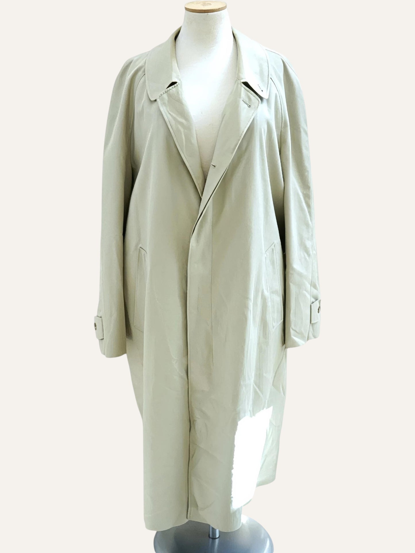 Westbury Raglan Trench Coat in Sage