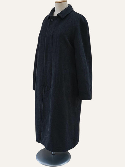 Balmacaan Coat in Cashmere & Wool