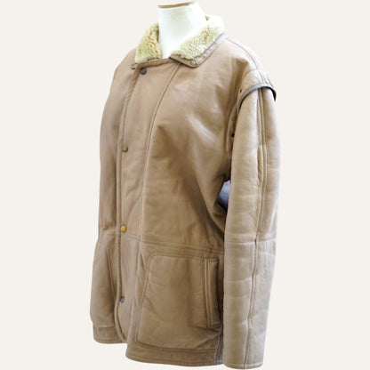 Italian Shearling Snap Jacket