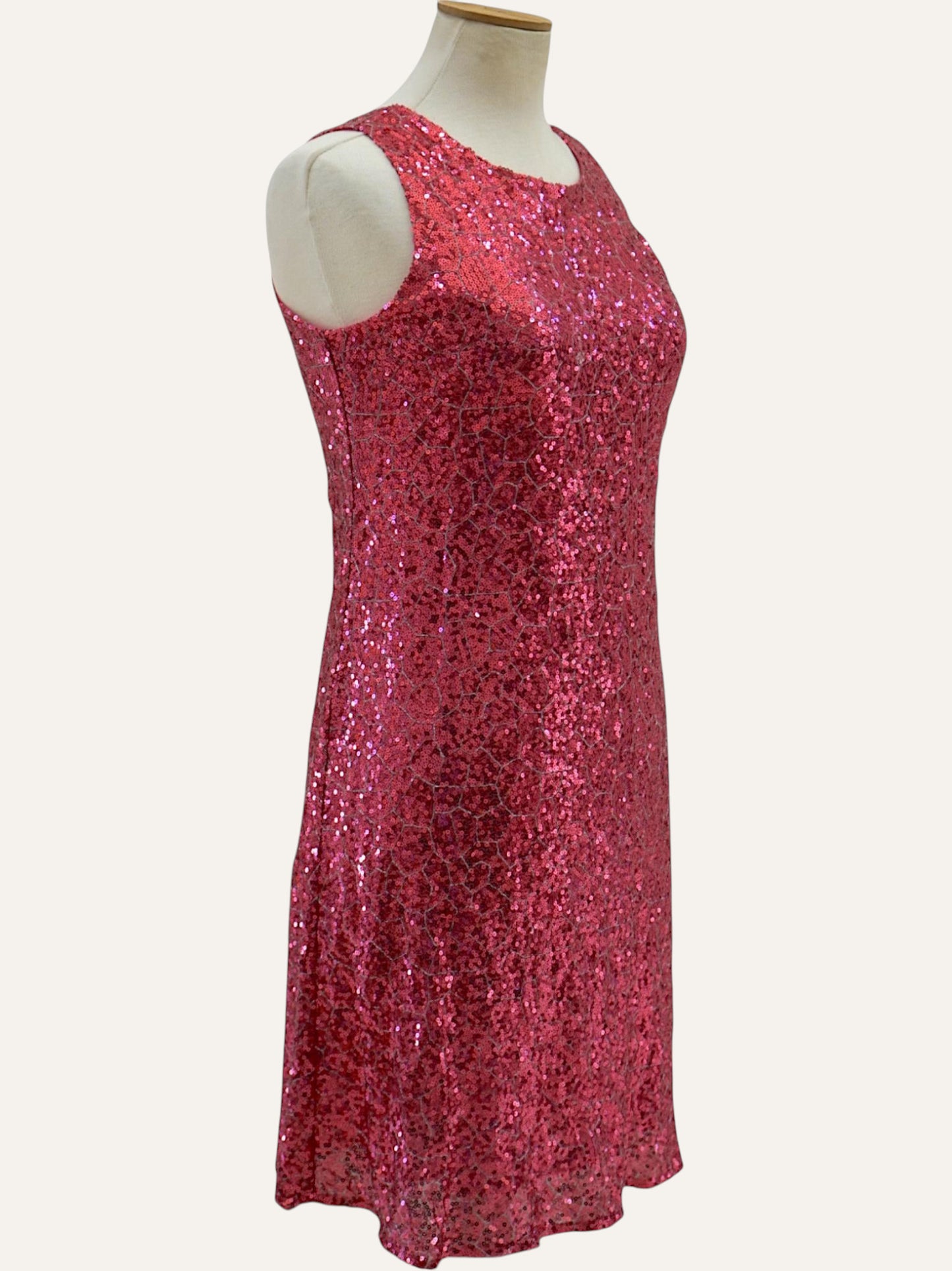 Estel Collection Full Sequin A-Line Mini Dress