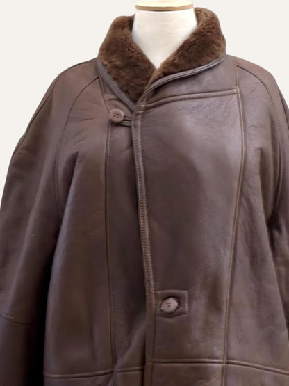 A & B Men's Shearling Coat
