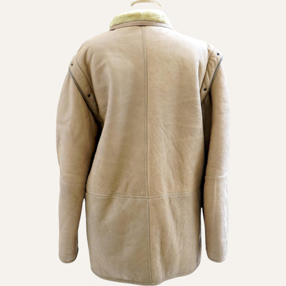 Italian Shearling Snap Jacket