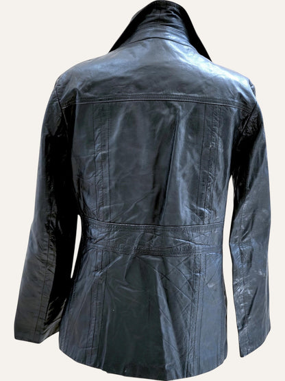 1990's Slim Fit Genuine Leather Jacket