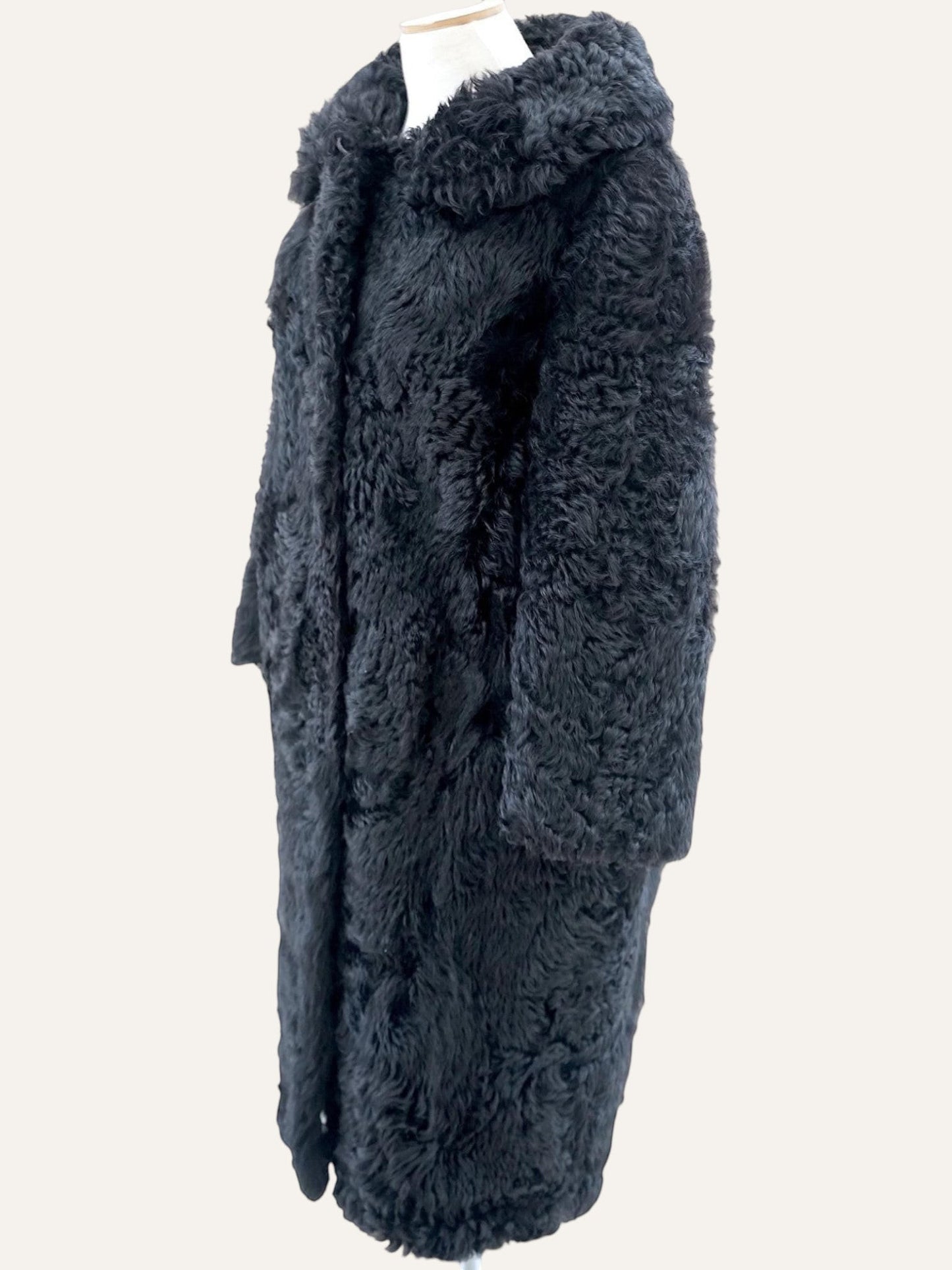 Long Hair Swakara Fur Coat