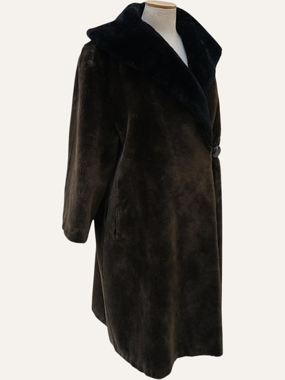 La Babilana Faux Fur Maxi Coat