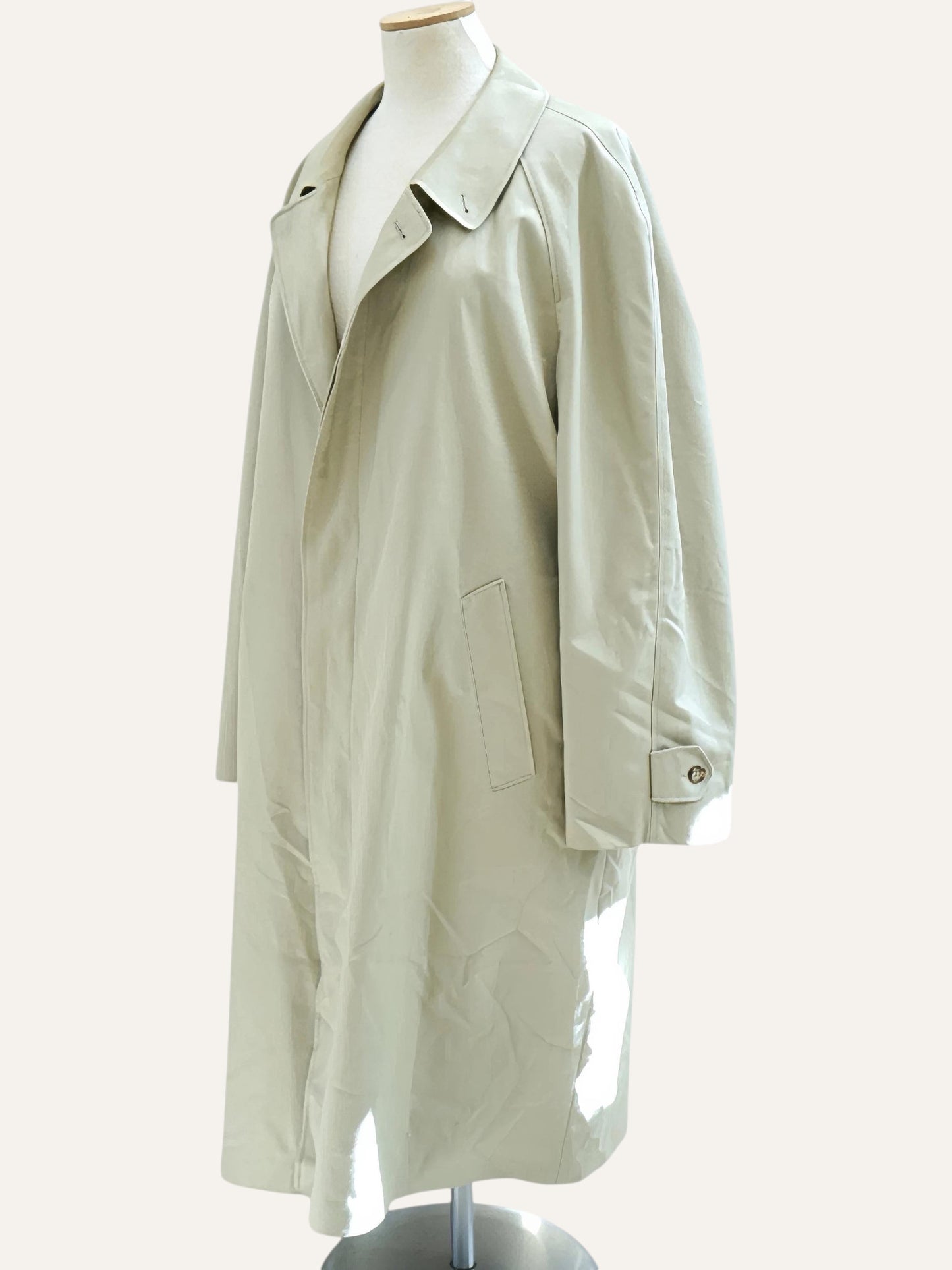 Westbury Raglan Trench Coat in Sage