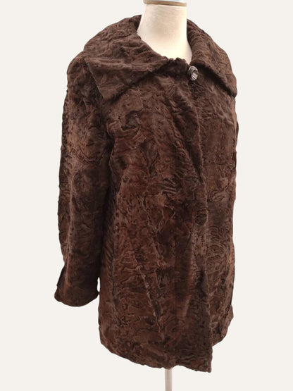 Astrakhan Swakara Fur Coat