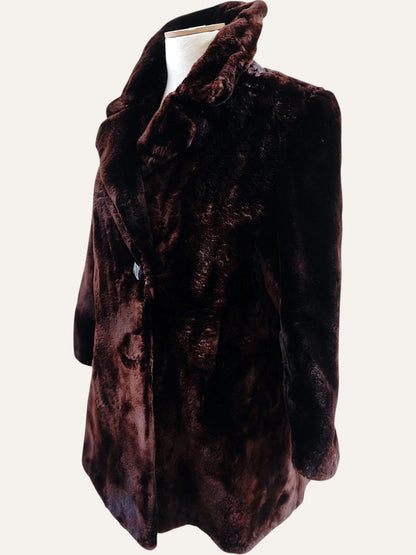 Artisan Velvet Fur Coat Monogrammed Lining