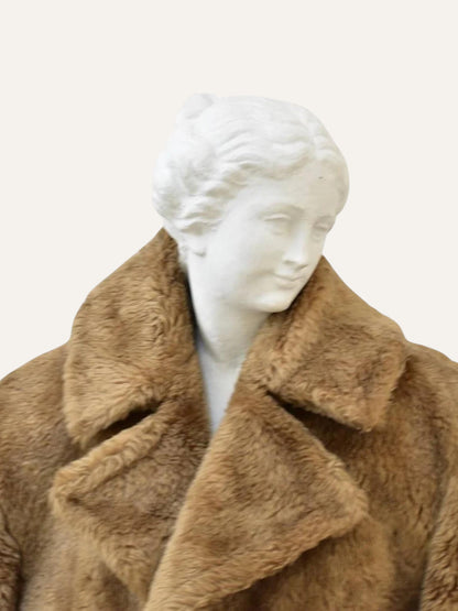 Salzburg Velour Faux Fur Coat