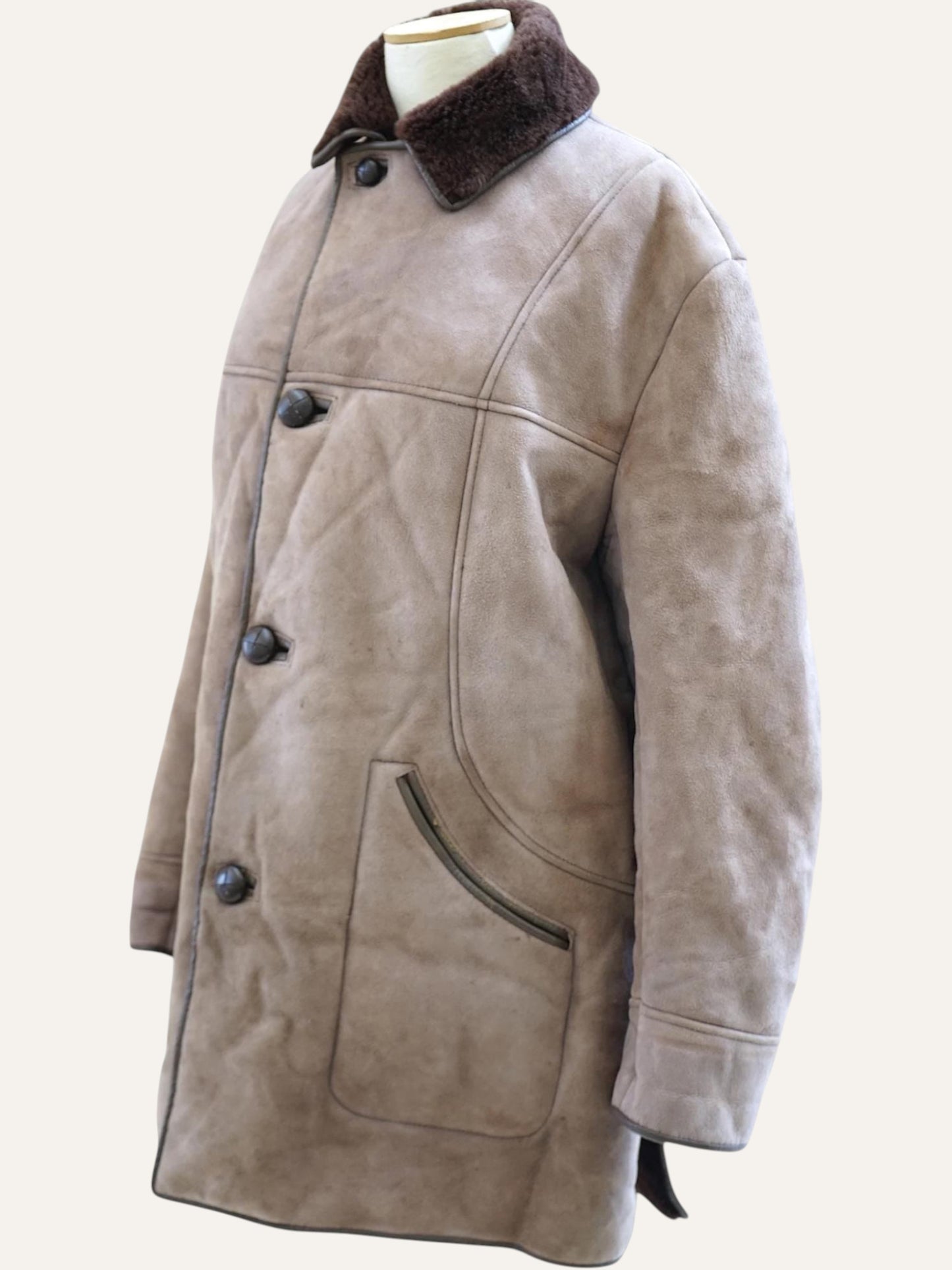 Oversized Shearling Coat