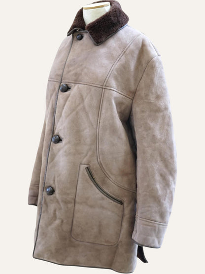 Oversized Shearling Coat