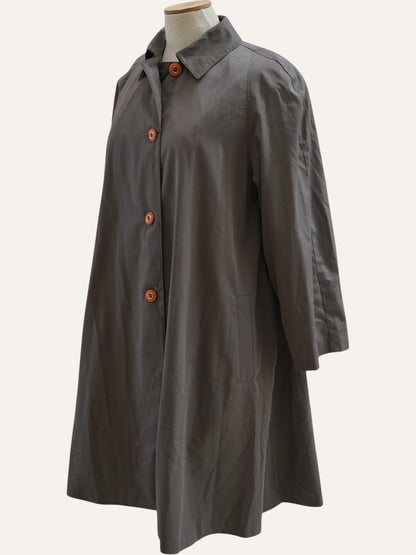 Sculptural Swing Trench Coat