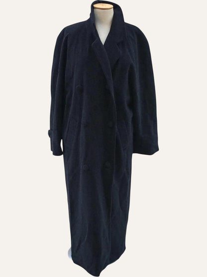 Novelti Double-Breasted Wool Maxi Coat