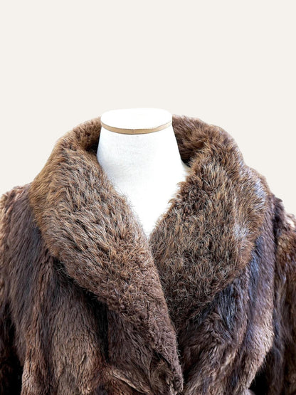 High Neck Teddy Fur Coat