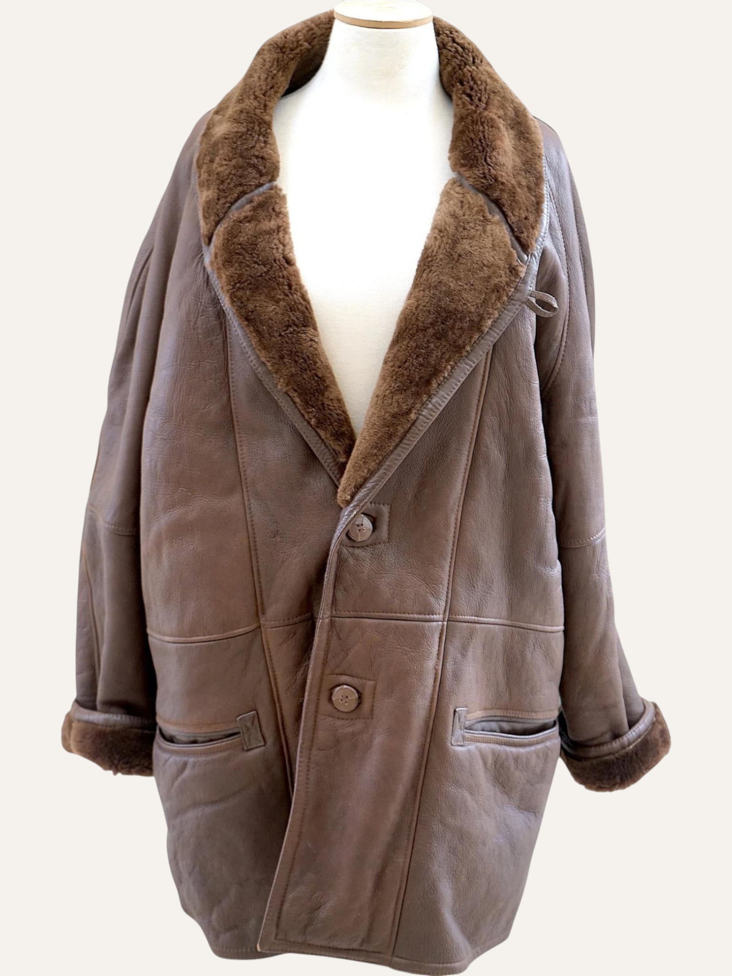 A&B Original Shearling Lambskin Coat