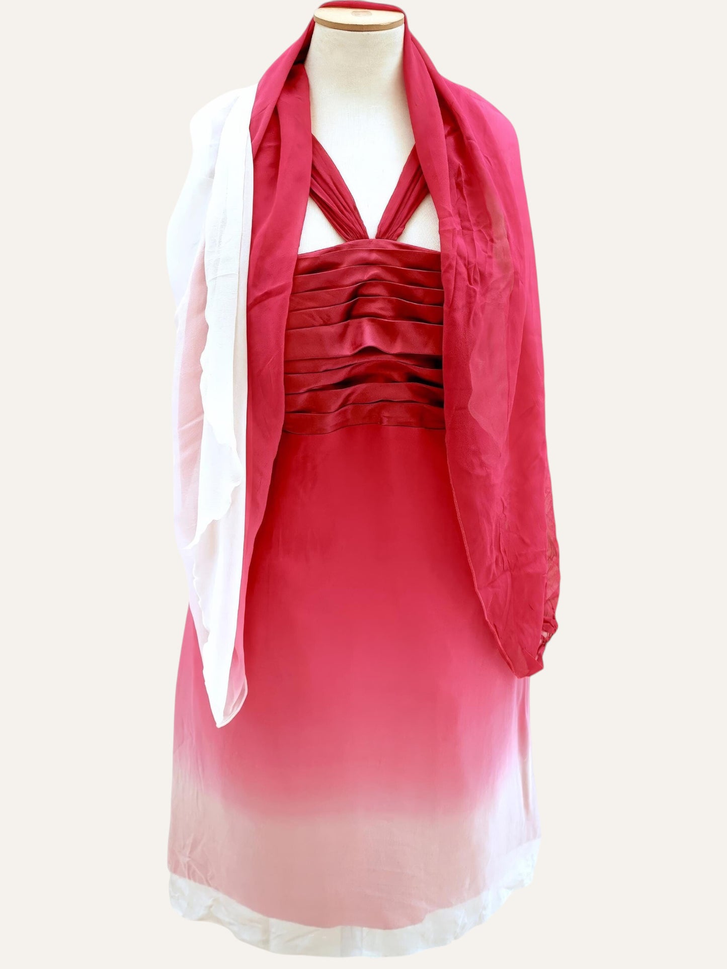 Silk Ombre Cocktail Dress